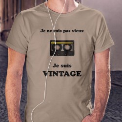 Humoristisch T-Shirt - Vintage Audiokassette - für Herren