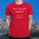 Men's cotton T-Shirt - Papa Fille Super Pouvoir