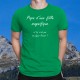 Uomo cotone T-Shirt - Papa Fille Super Pouvoir
