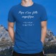 Uomo cotone T-Shirt - Papa Fille Super Pouvoir