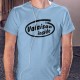 Uomo Funny T-Shirt - Valaisan inside, Safety Orange