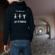 Maglione di cotone con cappuccio - J'ai commencé le Fitness