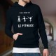 Maglione di cotone con cappuccio - J'ai commencé le Fitness