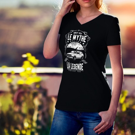Women's cotton T-Shirt - Golf GTI, le Mythe, la Légende