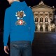Cotton Hoodie T-Shirt - Bear and Swiss coat of arms