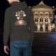 Cotton Hoodie T-Shirt - Bear and Swiss coat of arms