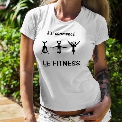 Donna T-shirt - J'ai commencé le Fitness