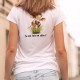 Donna slim T-shirt - Tu me fais un câlin ?