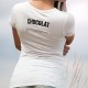 T-shirt humoristique mode dame - CHOCOLAT - Substance médicinale anti-baisses de moral