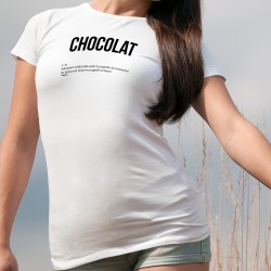 Donna moda T-shirt - CHOCOLAT