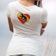 Donna moda T-shirt - Cuore Bernese - bandiera del canton Berna
