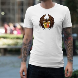 Men's fashion T-Shirt - Geneva Eagle - canton of Geneva coat of arms