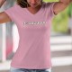 Donna cotone T-Shirt - Amoureuse