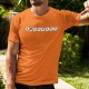 T-shirt coton mode homme - Amoureux - merveilleuse sensation écrite avec les lettres du jeu de scrabble