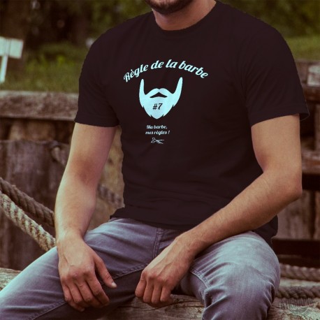 Baumwolle T-Shirt - Règle de la barbe N°7