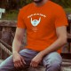 Men's cotton T-Shirt - Règle de la barbe N°7