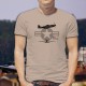 T-Shirt aviation -  P-51 Mustang - Avion de chasse américain, légende de la Seconde Guerre mondiale