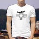 T-Shirt aviation -  P-51 Mustang - Avion de chasse américain, légende de la Seconde Guerre mondiale