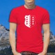 Uomo Moda cotone T-Shirt - Stemma del cantone di Vallese