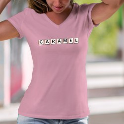 Baumwolle T-Shirt - Caramel