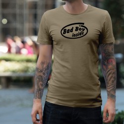 T-Shirt humoristique homme - Bad Boy Inside (Mauvais garçon à l'intérieur) pour les Bad Boys