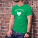 Entretenue avec soin, portée avec fierté ✪ Règle de la barbe N°8 ✪ T-Shirt coton homme hipster barbe et paire de ciseaux