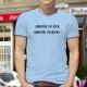 Absinthe un jour, Absinthe toujours ★ T-Shirt humoristique homme en l'honneur de la Fée Verte appelée aussi "La Bleue"