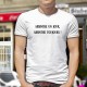 Humoristisch T-Shirt -Absinthe un jour...