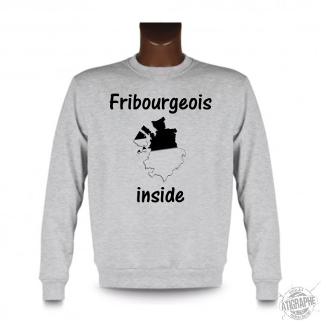 Sweatshirt - Fribourgeois inside, Ash Heater