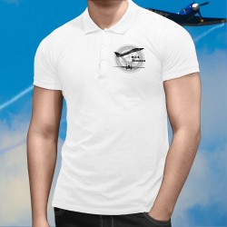 Herren Mode Polo shirt - Jagdflugzeug - Grumman F-14 Tomcat (Top Gun) US-Navy