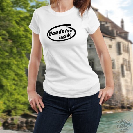 Frauen slim T-shirt - Vaudoise Inside