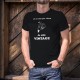 T-shirt coton homme - La Vespa, le célèbre scooter italien et la citation humoristique "Je ne suis pas vieux, je suis vintage"