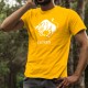 T-shirt cotone - Segno astrologico del Toro (Taurus) legato all'elemento Terra, per uomini nati tra il 21 aprile e il 20 maggio