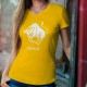 Frauen Mode Baumwolle T-Shirt - Sternzeichen Stier (Taurus in Latein)
