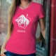 Lady's fashion cotton t-shirt - Taurus astrological sign