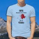 T-Shirt homme - Valais 1815 - drapeau valaisan en forme de Suisse et citation "1815 annexion de la Suisse par le Valais"