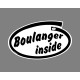 Car's funny Sticker - Boulanger inside