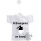 Mini T-Shirt - Fribourgeois  on Board - per automobile