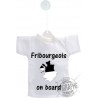 Car's Mini T-Shirt - Fribourgeois  on Board