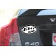 Sticker Adesivo - Biker inside  (biker all'interno dell'auto), per Automobile