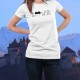 Donna T-Shirt con bandiera canton Friburgo a forma di cuore che sostituisce la "O" della parola LOVE (Amore)