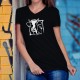 Tête de vache Holstein ✿ T-Shirt coton dame