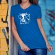 Tête de vache Holstein ✿ T-Shirt coton dame