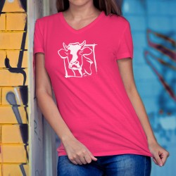 Holsteiner Kuhkopf ✿ Frauen Mode Baumwolle T-Shirt