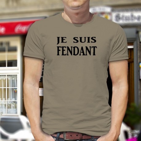 Donna o Uomo Funny T-Shirt - Je suis FENDANT