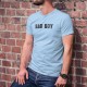 Humoristisch Herren Mode T-Shirt - Bad Boy (böser Junge, zerkratzte Schrift)