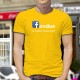 Men's cotton T-Shirt - Fondue, le meilleur réseau social