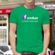 Men's cotton T-Shirt - Fondue, le meilleur réseau social