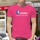 Men's cotton T-Shirt - Fondue, le meilleur réseau social
