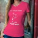 T-shirt coton Dame - Vintage Vespa, scooter italien de légende et texte humoristique "Je ne suis pas vieille, je suis vintage"
